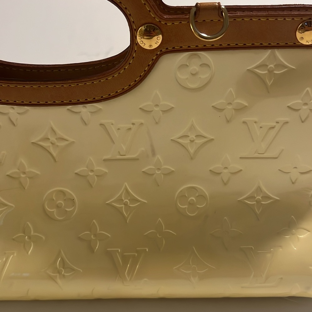 Louis Vuitton monogram vernis Roxbury Drive yellow handbag LM0076 - Picture 14 of 14